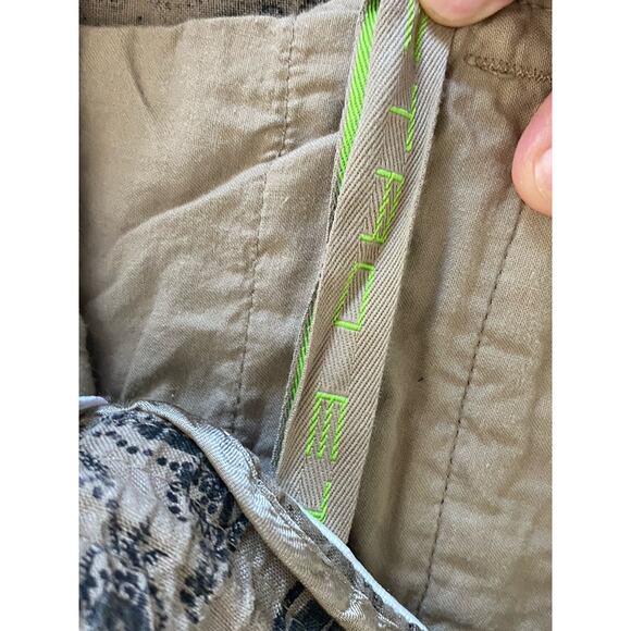 Etro Women’s Linen Pants Paisley Jacquard Wide Leg Relaxed Fit Italy XXL - Picture 10 of 14